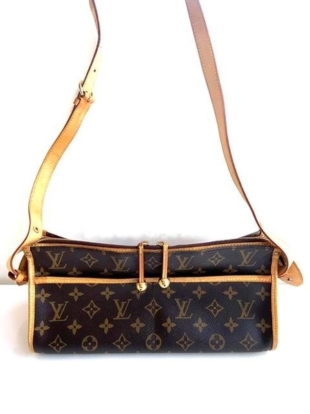 【即決】 LOUIS VUITTON ルイヴィトン ポパンクールロン モノグラム M40008 ショルダーバッグ 茶 ブラウン DU0095