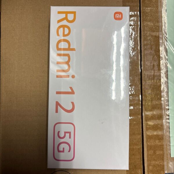Redmi 12 5G 6.8インチ メモリー4GB ストレージ128GB ミッドナイトブラック ソフトバンク 新品未使用品 シュリンクつき ソフトバンク