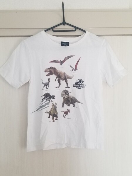 GU キッズ Tシャツ 半袖 140サイズ 綿100% ジュラシックワールド jurassicworld 子ども 子供