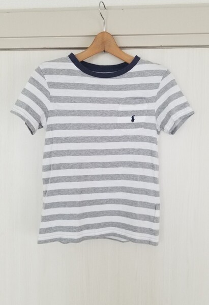 【130サイズ】ポロ・ラルフローレン RALPH LAUREN キッズ 半袖Tシャツ 綿100% 子ども