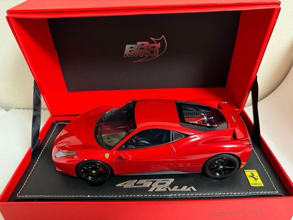 フェラーリ458 ITALIA 1：18 レッド　模型 フェラーリ458 ITALIA 1：18 レッド 模型
