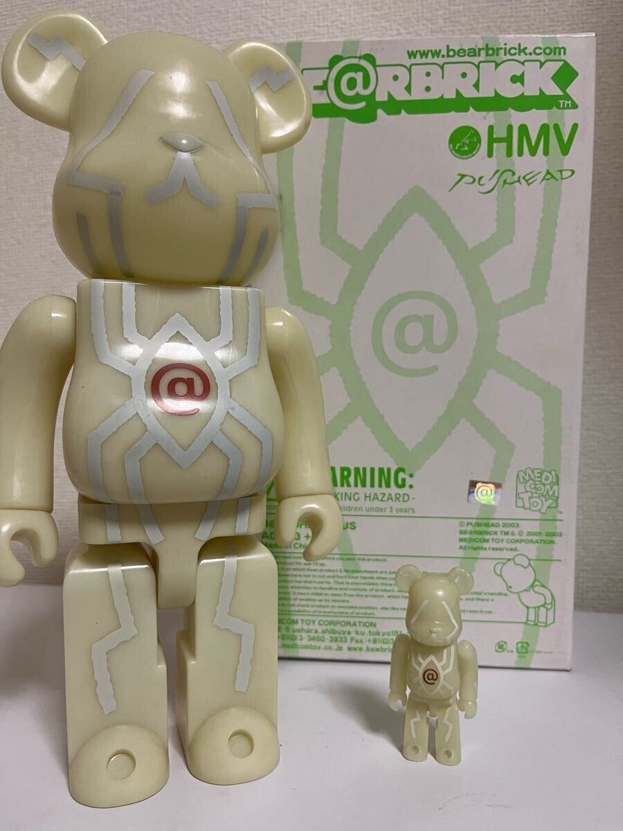 パスヘッド ベアブリック 100%&400% サイン入り Yahoo!オークション -「be@rbrick pushead 400%」の落札相場