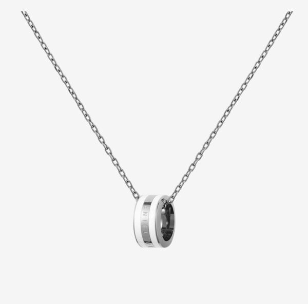 Daniel Wellington ダニエルウェリントン EMALIE NECKLACE ネックレス ホワイトxシルバー