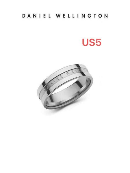 新品未使用 Daniel Wellington ダニエルウェリントン リング 指輪 ELAN RING US5 日本サイズ9.5号 シルバー