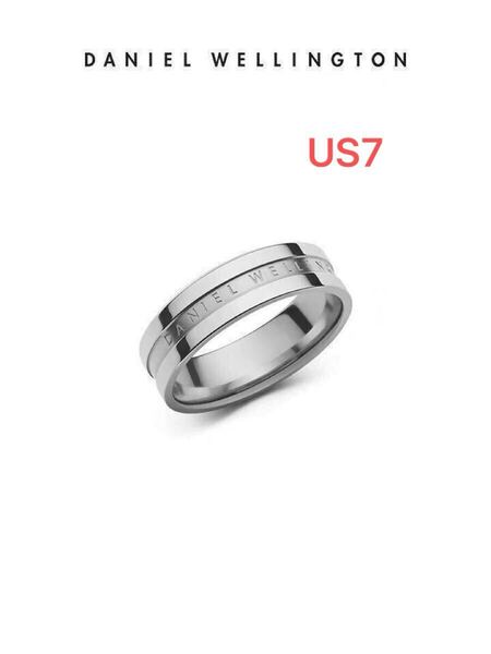 新品未使用 Daniel Wellington ダニエルウェリントン リング 指輪 ELAN RING US7 日本サイズ13.5号 シルバー