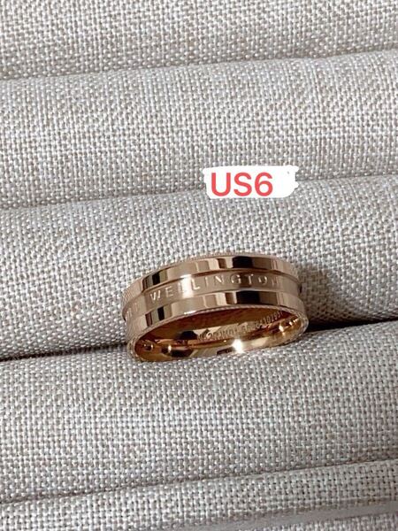 新品未使用 Daniel Wellington ダニエルウェリントン リング 指輪 ELAN RING US6 日本サイズ12号 ローズゴールド
