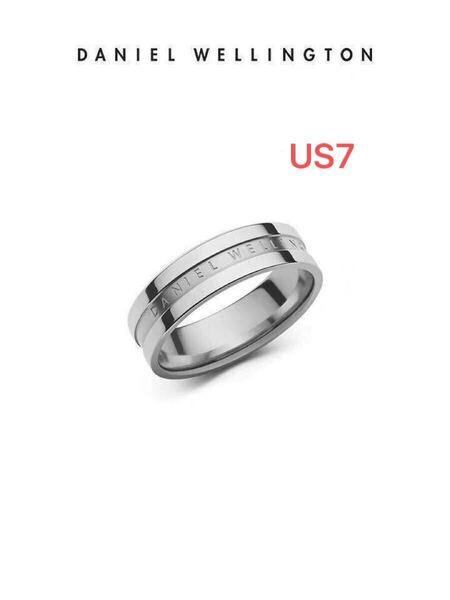 新品未使用 Daniel Wellington ダニエルウェリントン リング 指輪 ELAN RING US7 日本サイズ13.5号 シルバー