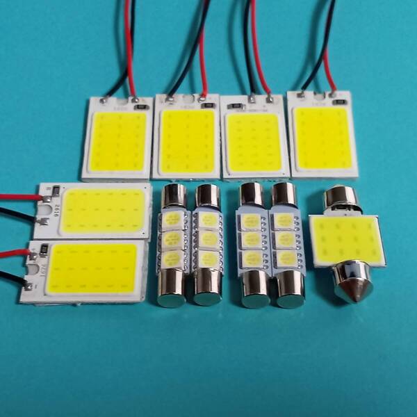 超爆光!ラグレイト RL1 COB 全面発光 ルームランプ 11個セット T10 LED ホワイトホンダ /c18/f3/t31