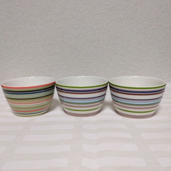 イッタラ オリゴ スナックボウル 約150ml 3個(グリーン1、ベージュ2)iittala
