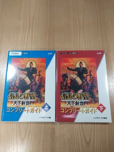 【F2350】送料無料 書籍 信長の野望 天下創世 コンプリートガイド 上下巻 ( PS2 攻略本 空と鈴 )
