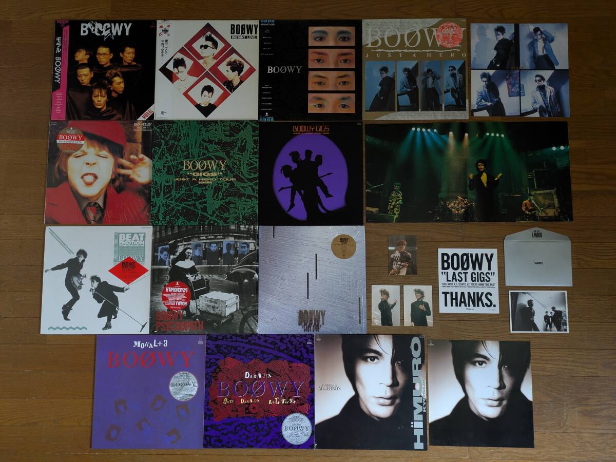 希少　BOOWY　氷室京介　レコード　まとめ売り Amazon.co.jp: BOOWY LP レコード 3枚まとめ売り ボウイ 氷室