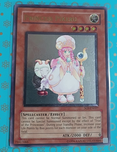 遊戯王 英語版 SOI-EN027 魔法の国の王女-ピケル レリーフレア レリ1枚 PRINCESS PIKERU 海外版 アルティメットレア