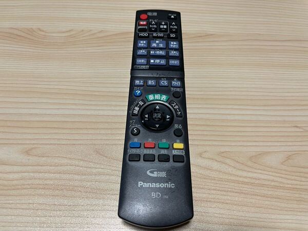 パナソニック Panasonic N2QAYB000649 BD/DVDレコーダー用 リモコン 一応ジャンク品