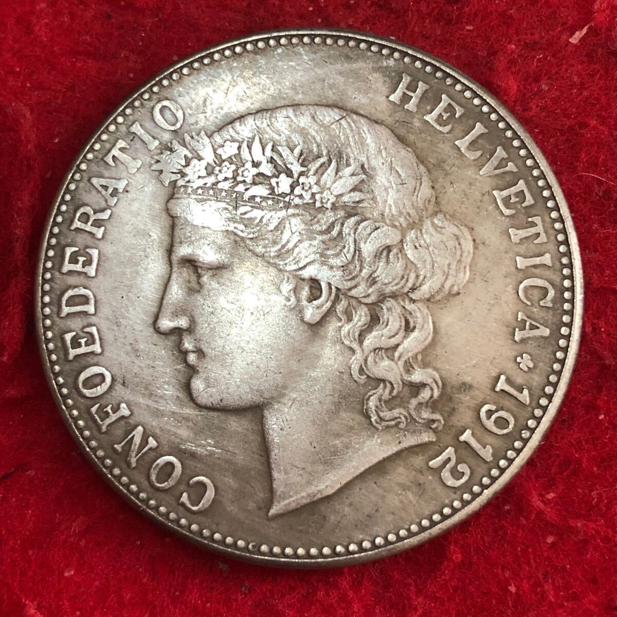 スイス-Switzerland. Silver. 5フラン(Francs). ウィリアム