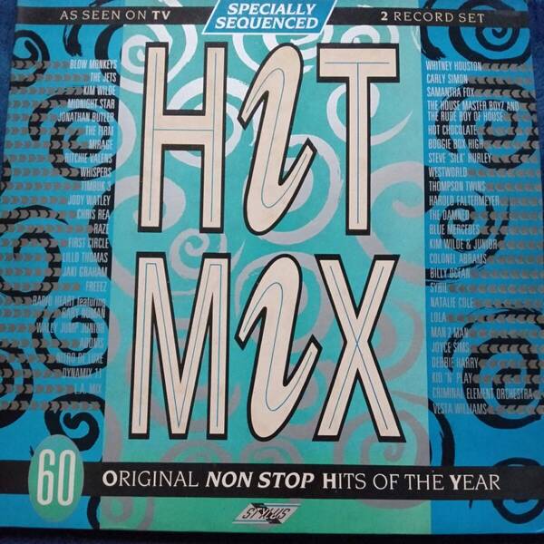 レコード HIT MIX 60 ORIGINAL NON STOP HITS OF THE YEAR SMR 744 2枚組 ダンス ディスコ ハウス クラブ