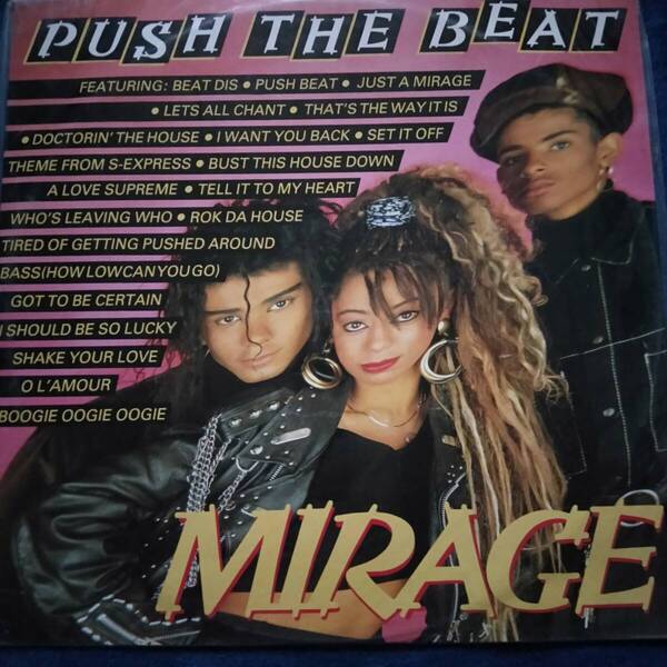レコード MIRAGE PUSH THE BEAT/THE BIG HEAT DEBTX 3050 ダンス ディスコ ハウス クラブ