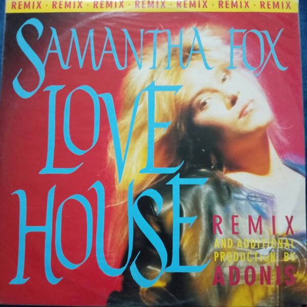 レコード SAMANTHA FOX LOVE HOUSE/DON'T CHEAT ON ME サマンサ・フォックス FOXY R 10