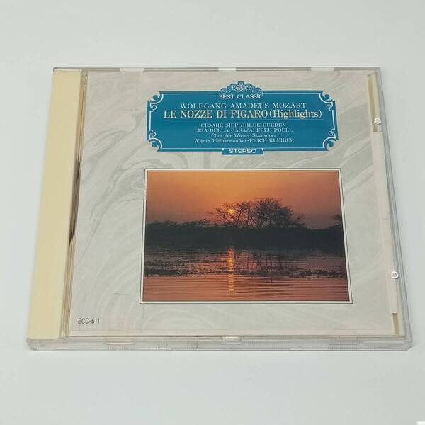 CD MOZART LE NOZZE DI FIGARO(HighLights) モーツァルト 歌劇 フィガロの結婚 エーリッヒ・クライバー ECC-611