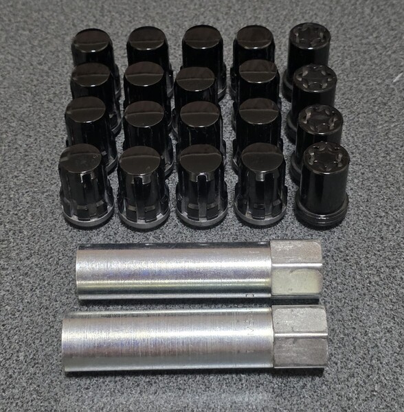 使用少 美品 McGard マックガード インストレーションキット スプラインドライブ M12×P1.5 20個 ロックナット BBS SSR ブラック