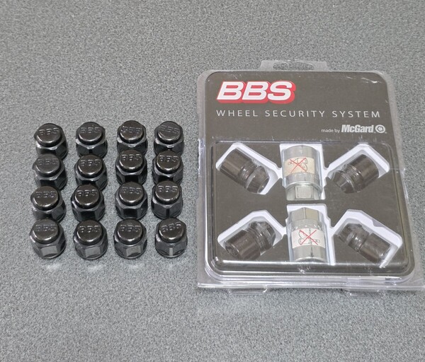 美品 BBS McGard M12×P1.25 マックガード LM LM-R RG-R RS-GT RI-D ナット ロックナット RS RG 20個セット