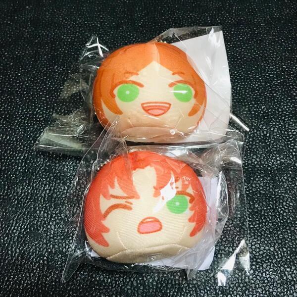 月永レオ 葵ひなた あんさんぶるスターズ おまんじゅう マスコット ストラップ キーホルダー ぬいぐるみ ちび 特典 非売品 ノベルティ BOX