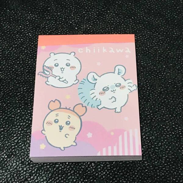モモンガ 古本屋 ちいかわ ミニメモ帳3 ノート メモパッド ちいかわらんど キャンドゥ セリア ナガノ マーケット くじ まじかる