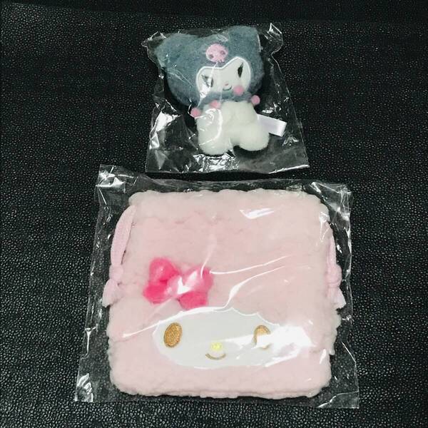 マイスウィートピアノ クロミ サンリオ えらんでミニ巾着 フェイス形 シークレット ふわふわ ミニ ぬいぐるみ むにゅぐるみ マスコット