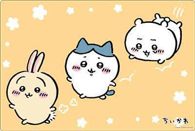 ハチワレ うさぎ ちいかわ ブシロード ラバーマット プレイマット デスクマット カードゲーム ちいかわらんど ヴァイスシュヴァルツ 走ろ