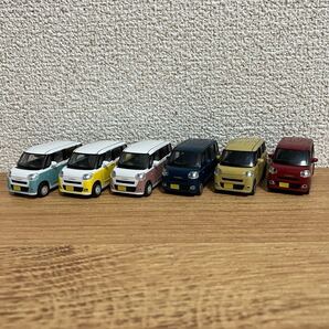 トイズキャビン 1/64 ダイハツ ムーヴキャンバス 2022 6種セット
