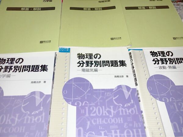 物理の分野別問題集 力学編 電磁気編 波動・熱編 駿台 高橋法彦