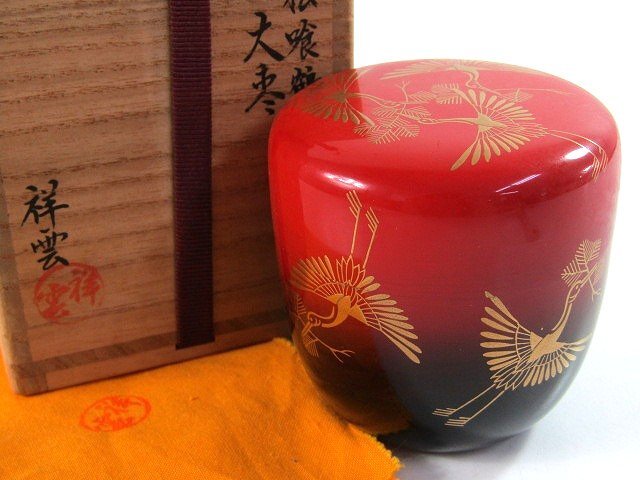 Yahoo!オークション -「鶴」(棗) (漆芸)の落札相場・落札価格