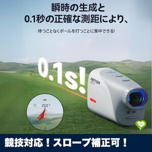 【競技対応!スロープ補正可!】レーザー距離計 ゴルフ 800m測定 6倍望遠 スロープ補正ON/OFF ピンロック 手ぶれ補正 充電式 人気 おすすめ
