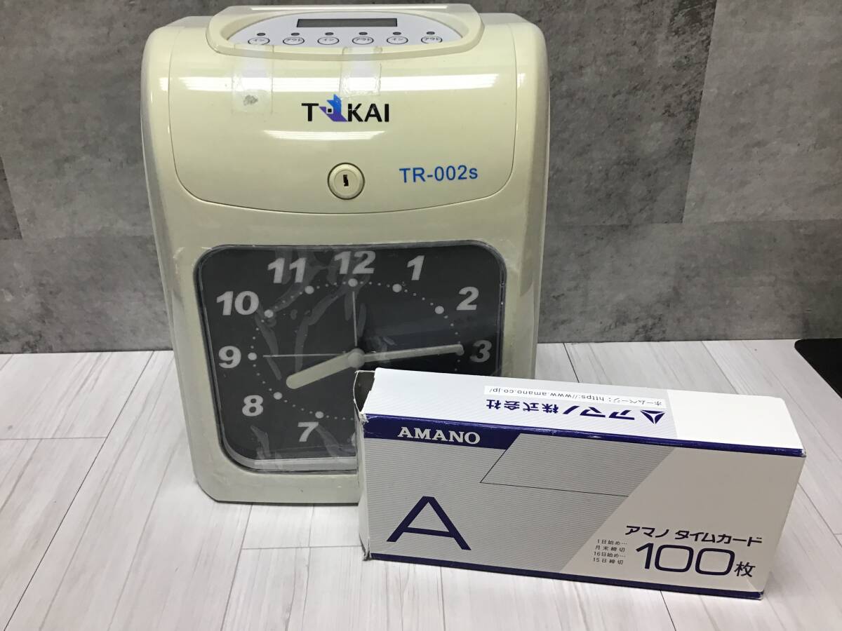 ✨️完動品✨️TOKAI タイムレコーダー 専用カード180枚以上付き Yahoo!オークション -「tokai タイムカード」の落札相場・落札価格