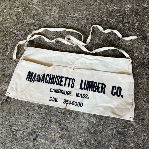 送料込み【vintage】エプロン サロン apron ヴィンテージ アンティーク 古着 us 店舗什器 古道具 インダストリアル antique ガーデニング
