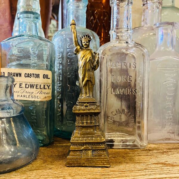 【ANTIQUES】自由の女神 オブジェ statue of liberty 店舗什器 アンティーク 古着 US 店舗什器 古道 vintage