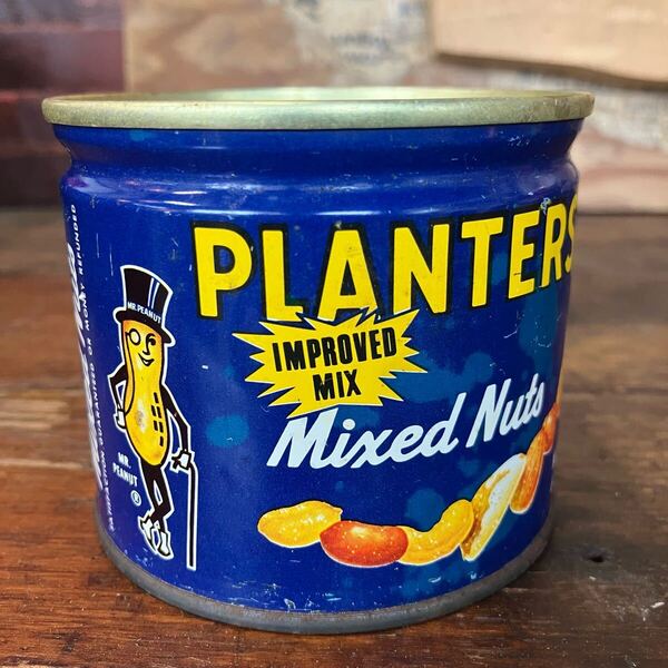 【ANTIQUES】ミスターピーナッツ PLANTERS ピーナッツ缶 ミスピー 店舗什器 アンティーク 古着 US 店舗什器 古道 vintage
