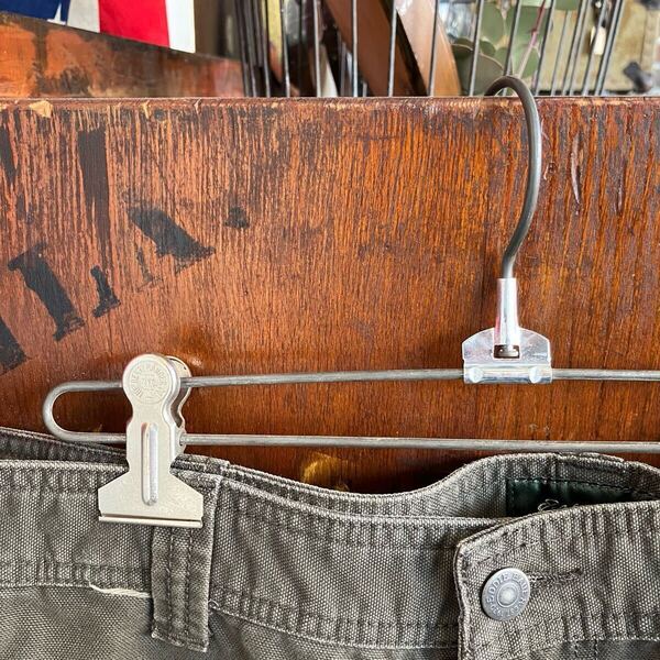 【antiques】THE HENRY HANGER CO ボトムハンガー 店舗什器 アンティーク 古着 US 店舗什器 古道 vintage