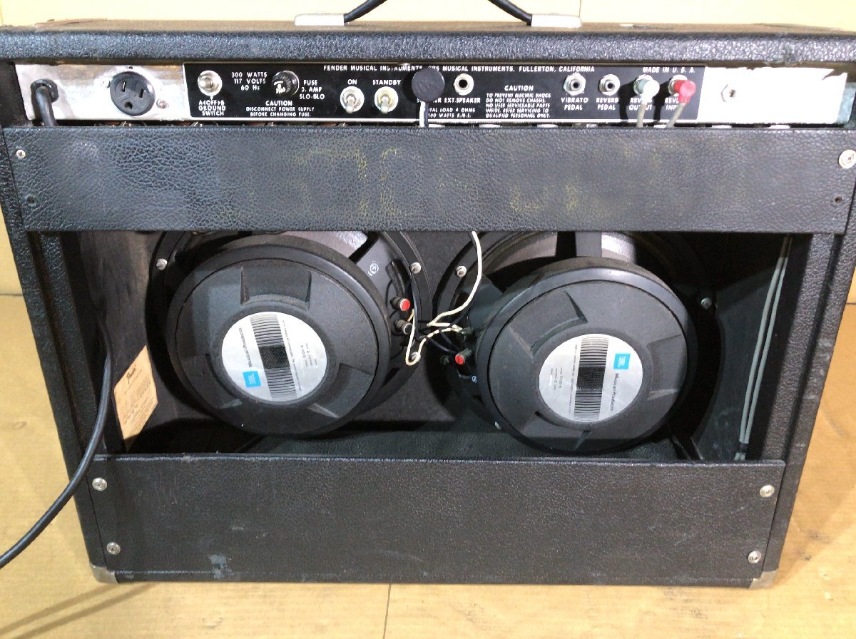 Fender Twin reverb 銀パネル フェンダー ツインリバーブ●G050Y161