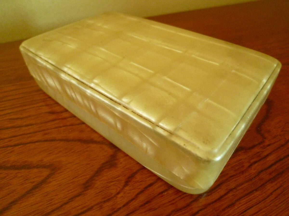 セルロイド　裁縫箱　ケース　小物入れ　カツシカセルロイド　昭和レトロ 東京葛飾セルロイド 筆箱 ペンケース各種 絶盤品 M15