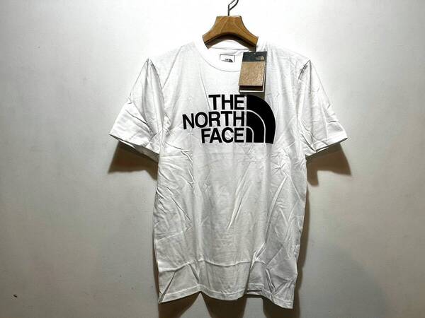 送料無料即決 新品 正規品 USA限定 The North Face ノースフェイス US-M ハーフドームロゴプリント 半袖Tシャツ 白色 ホワイト