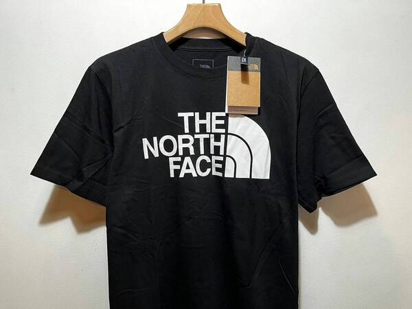 送料無料 即決 新品 正規品 USA限定 The North Face ノースフェイス US-XXL ハーフドームロゴ プリント 半袖Tシャツ Black 黒色