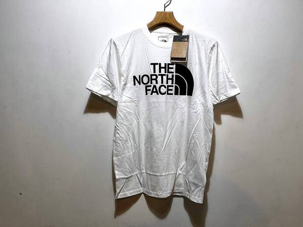 送料無料 即決 新品 正規品 USA限定 The North Face ノースフェイス 【US-XL】 ハーフドームロゴプリント 半袖Tシャツ WHITE 白色