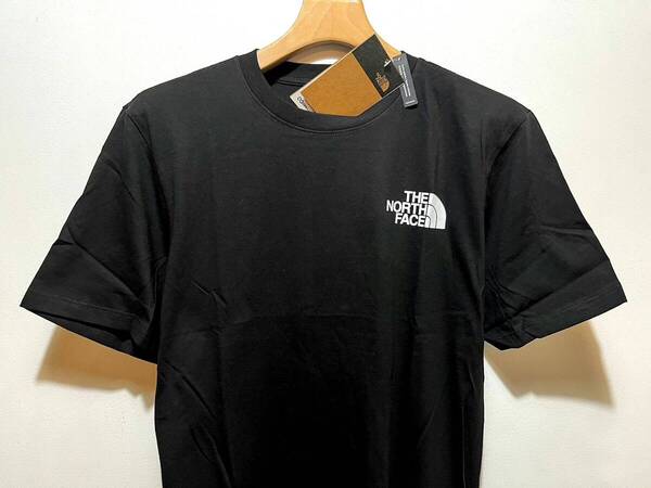 送料無料 即決 新品 正規品 USA限定 The North Face ノースフェイス US-L バックプリント ロゴ 半袖Tシャツ BLACK 黒色 Throwback Tee