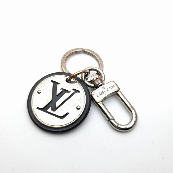LOUIS VUITTON キーホルダー LVカットサークル ルイヴィトン キーリング チャーム メモB5−94