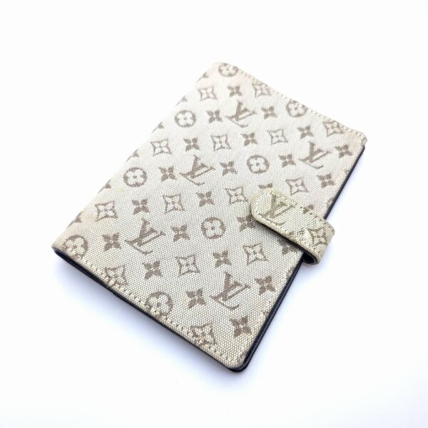 ルイヴィトン LOUISVUITTON モノグラムミニ 手帳カバー アジェンダPM メモB5