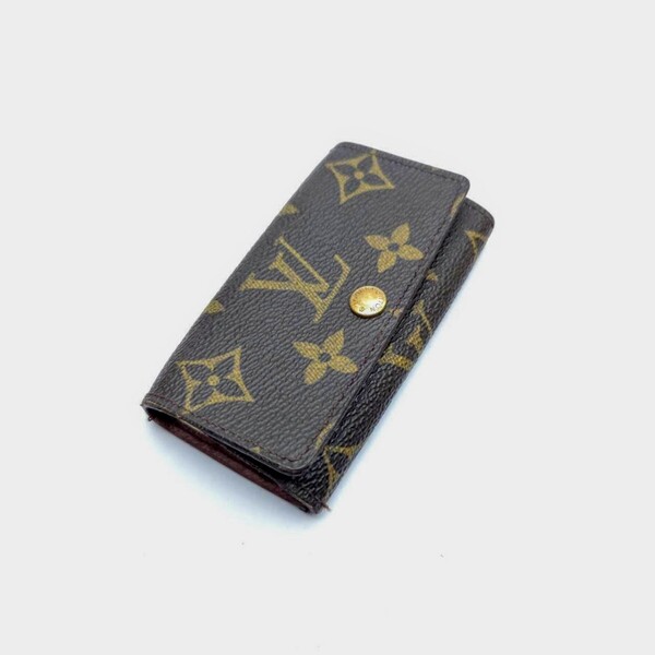 ルイヴィトン キーケース LOUISVUITTON モノグラム 4連 メモB5