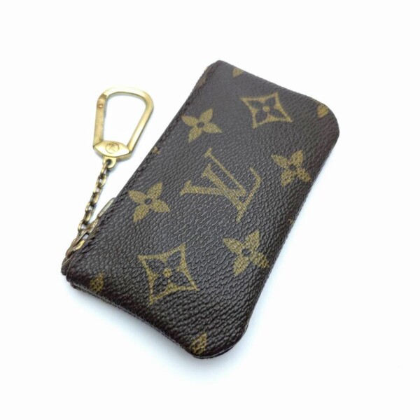 ポシェットクレ ルイヴィトン キーケース LOUISVUITTON モノグラム コインケース 小銭入れ メモB4
