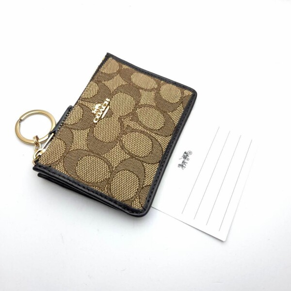 コーチ コインケース 小銭入れ 財布 定期入れ パスケース カード入れ COACH キーリング メモB5