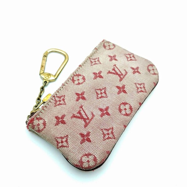 小銭入れ ルイヴィトン ポシェットクレ キーケース LOUISVUITTON モノグラム ミニ メモA1235