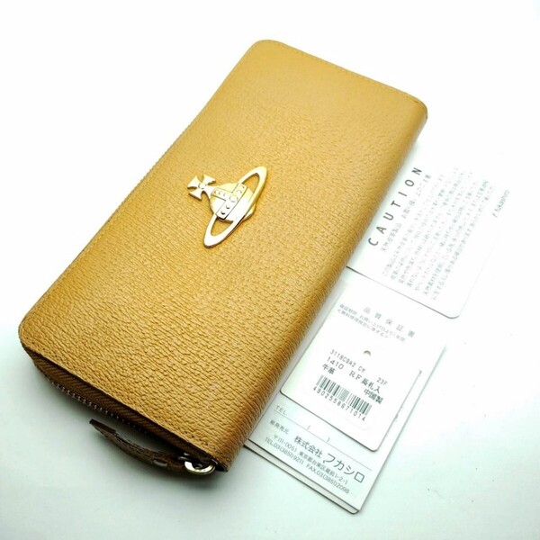 ヴィヴィアンウエストウッド VIVIENNE WESTWOOD 長財布 カード付き メモA11-9